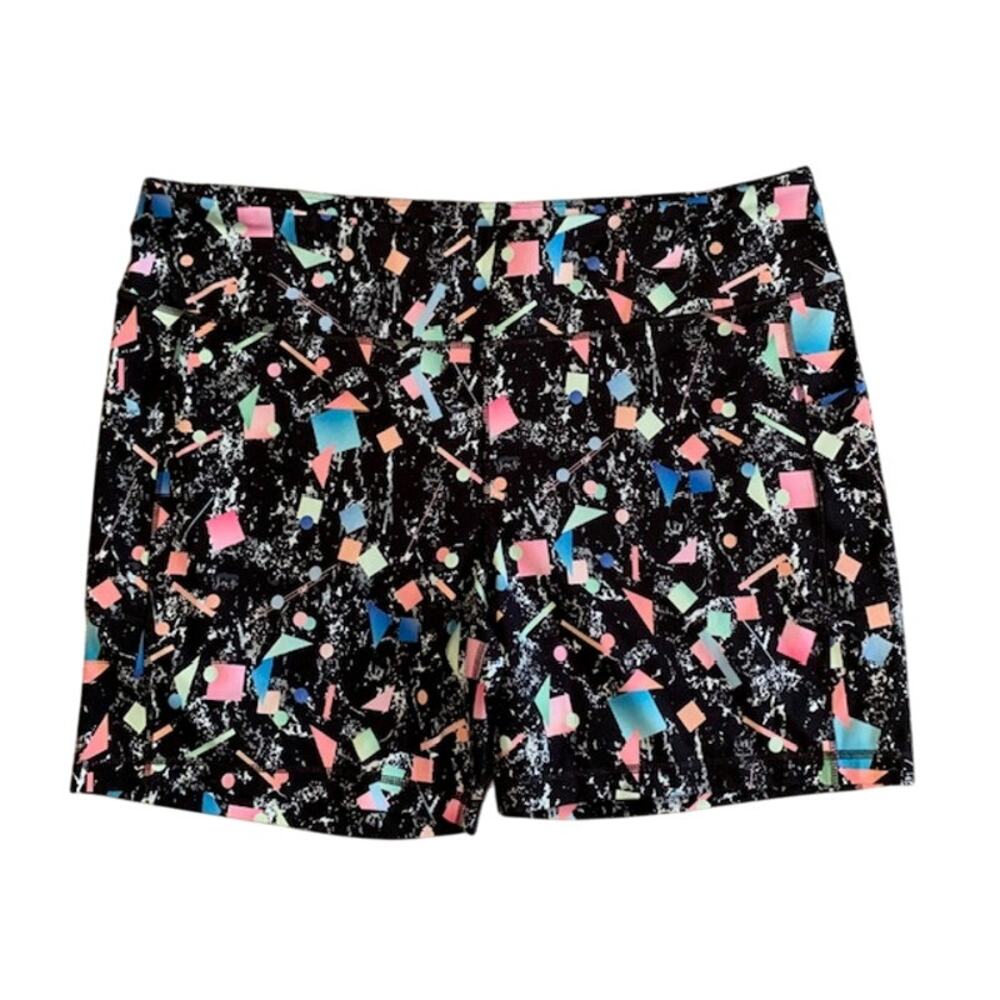 ZELOS Women's Colorful Activewear Shorts - Size 4XL